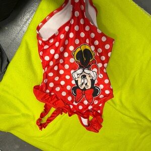 Red Polka Dot Minnie Mouse Swimsuit